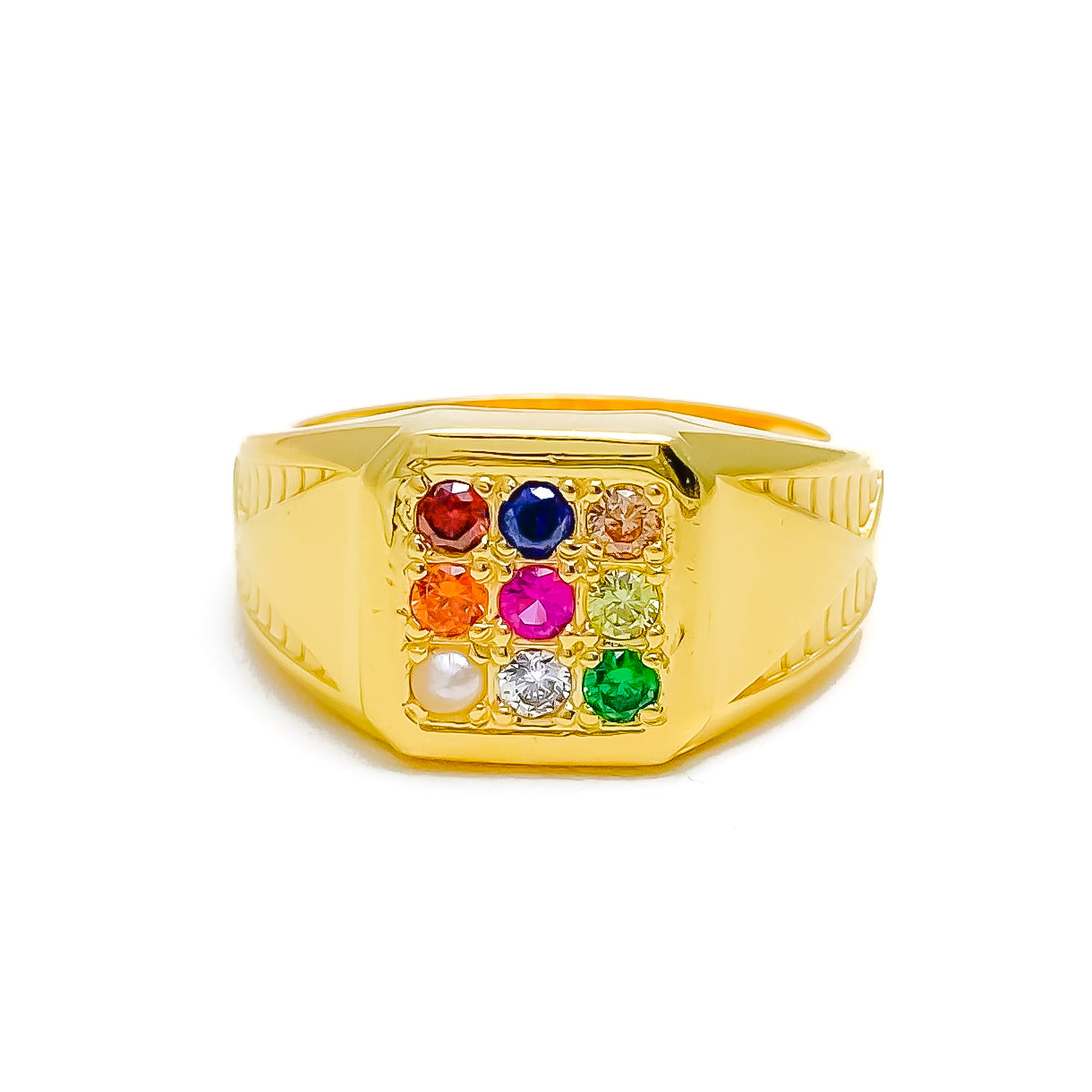 Buy Reiki Crystal Products Clear Crystal Stone Ring Tortoise Ring/Turtle  Astrological Ring Navratna Stone Ring (Color : Clear & Golden) at Amazon.in
